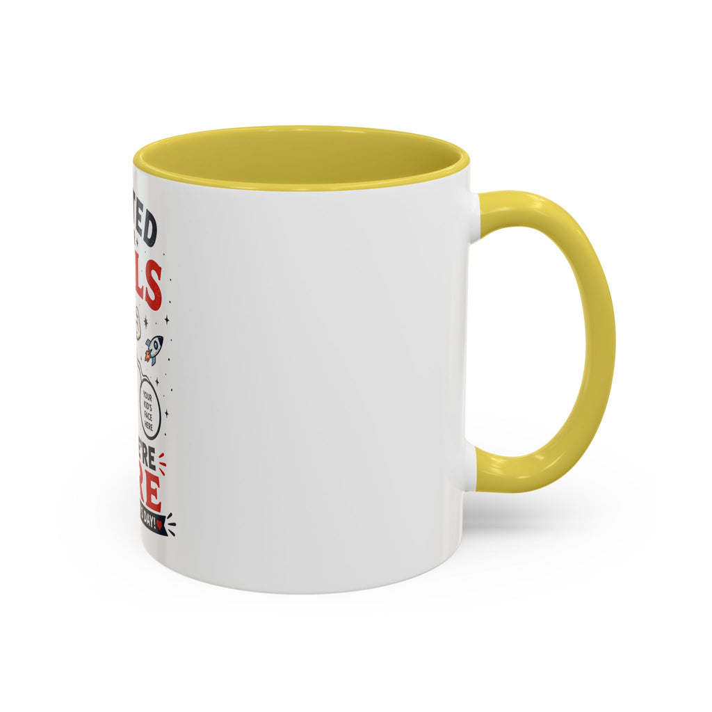 Funny Father’s Day Mug — "Started in Your Balls..." Add Your Own Photos