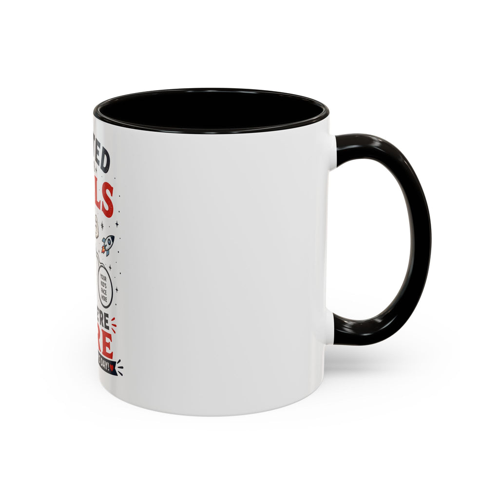 Funny Father’s Day Mug — "Started in Your Balls..." Add Your Own Photos