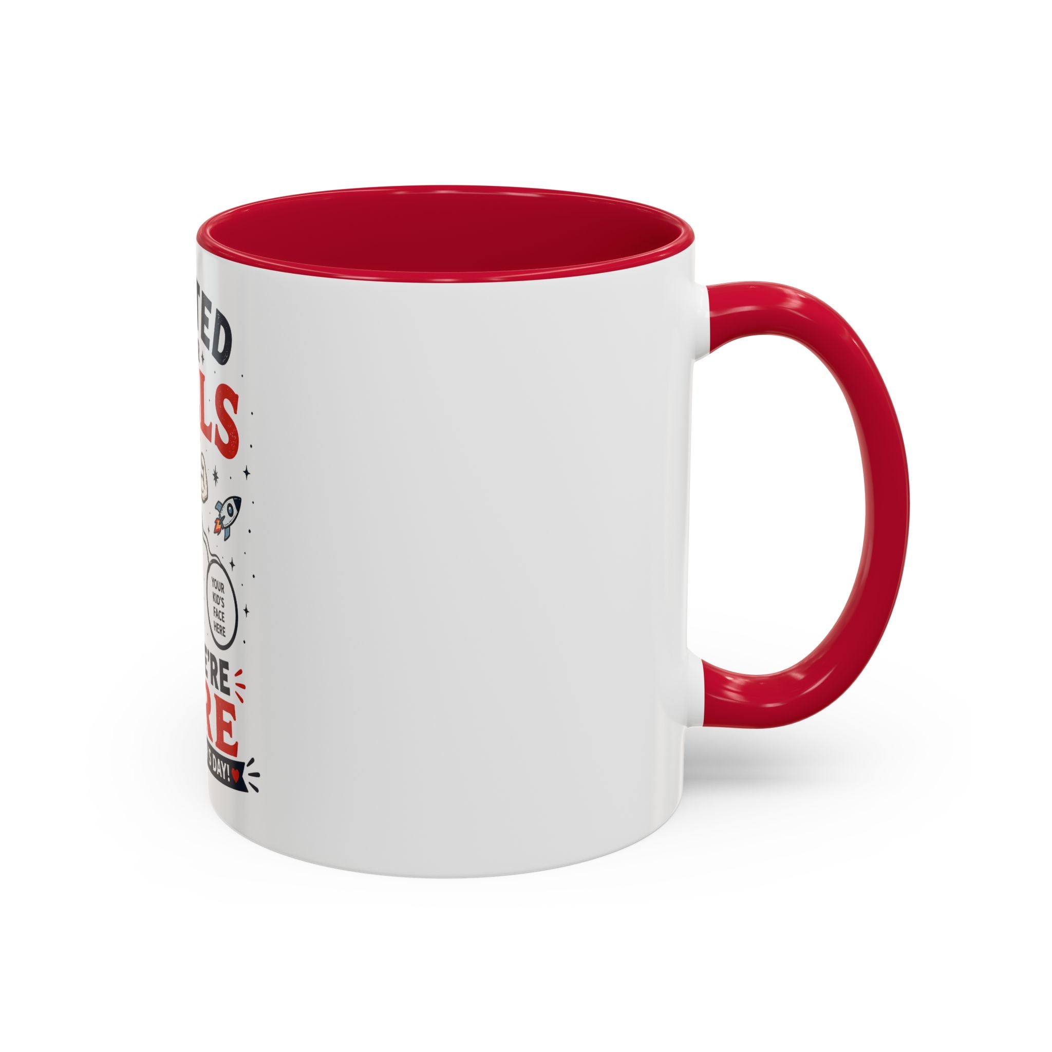 Funny Father’s Day Mug — "Started in Your Balls..." Add Your Own Photos
