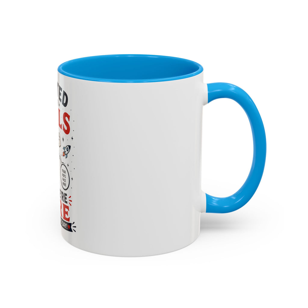 Funny Father’s Day Mug — "Started in Your Balls..." Add Your Own Photos